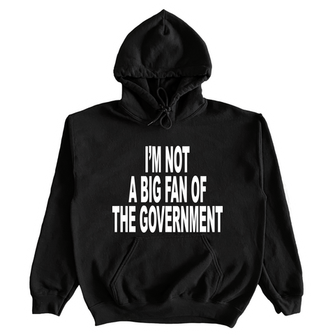 I'm Not A Big Fan Of The Government Hoodie