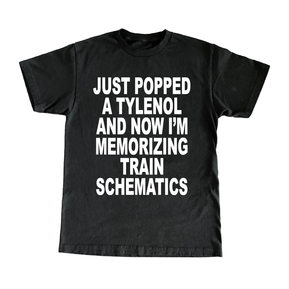 Just Popped A Tylenol And Now I'm Memorizing Train Schematics