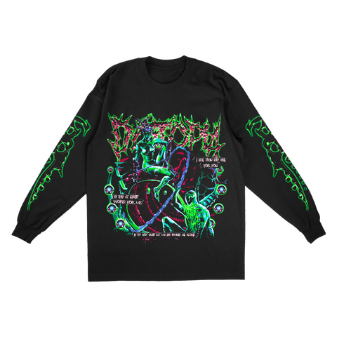 I fell thru this hell 4 you LONG SLEEVES [BLACK COLOR]