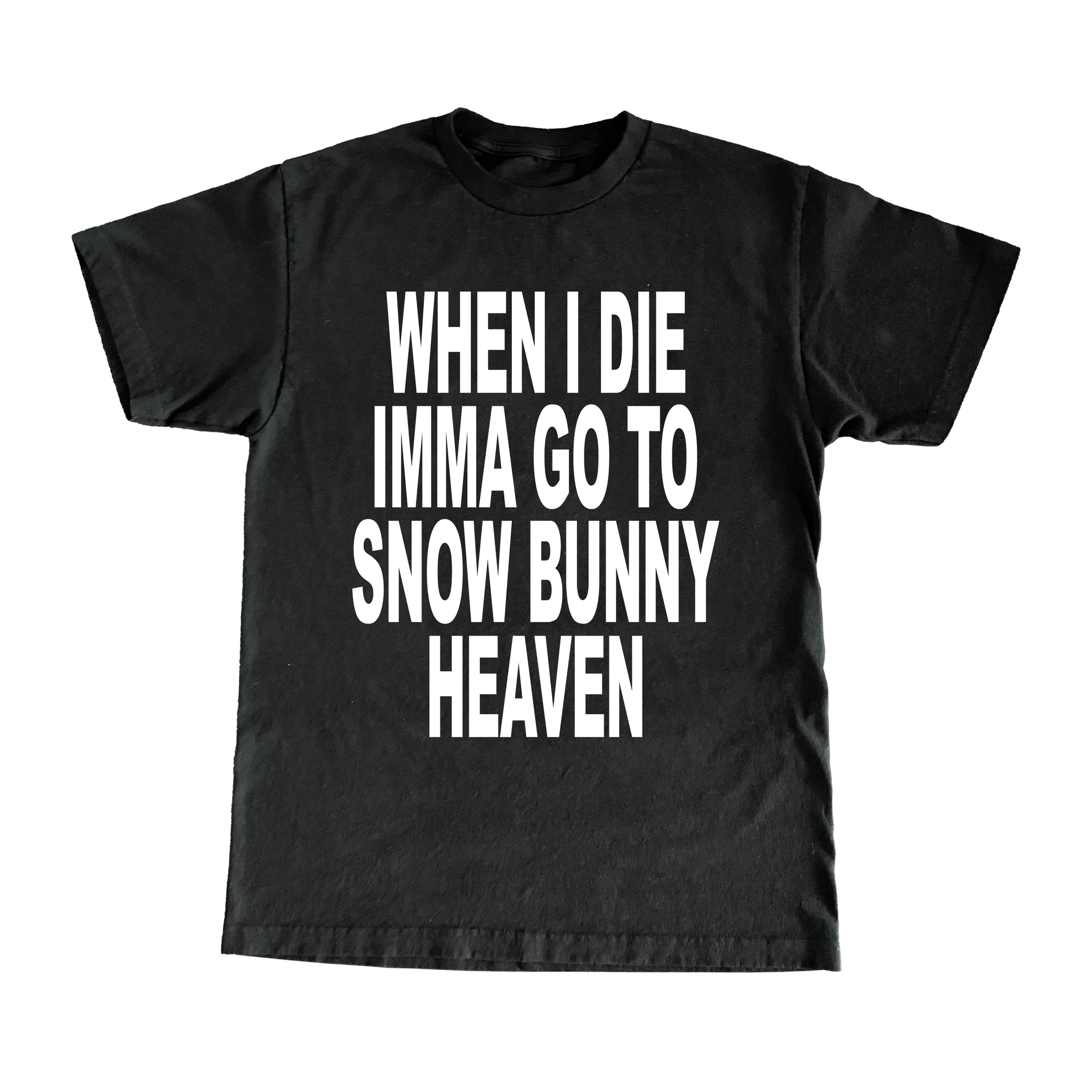 When I Die Imma Go To Snow Bunny Heaven